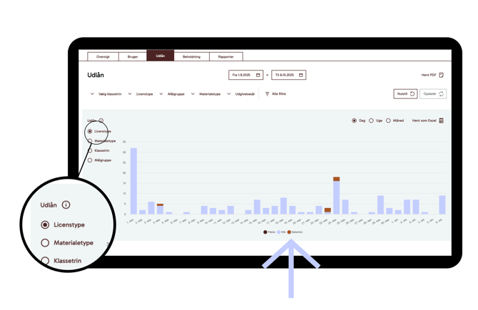 LMS_Biblio_DK_Statistik_Licenstype